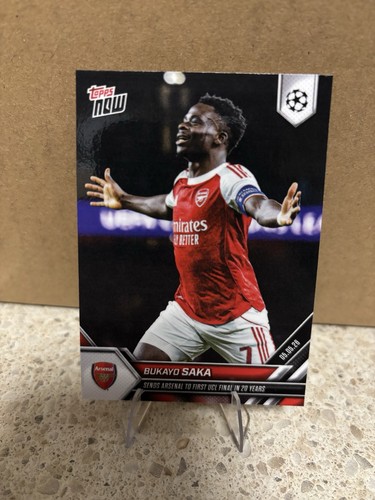 2026 Topps Now Bukayo Saka #132 “Sends Arsenal To First UCL Final In 20 Years”