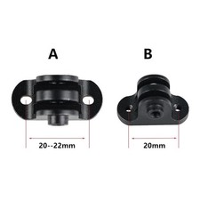2pcs Action Camera Mount for For insta360 Metal Base with 3mm Installation Hole
