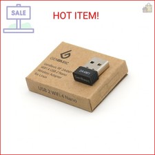 GenBasic WiFi 4 USB Nano Wireless Network Dongle Adapter for Linux Black