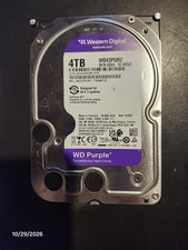 Western Digital 4TB WD40PURZ Purple SATA 6Gb/s 3.5" Hard Drive Wiped & Tested