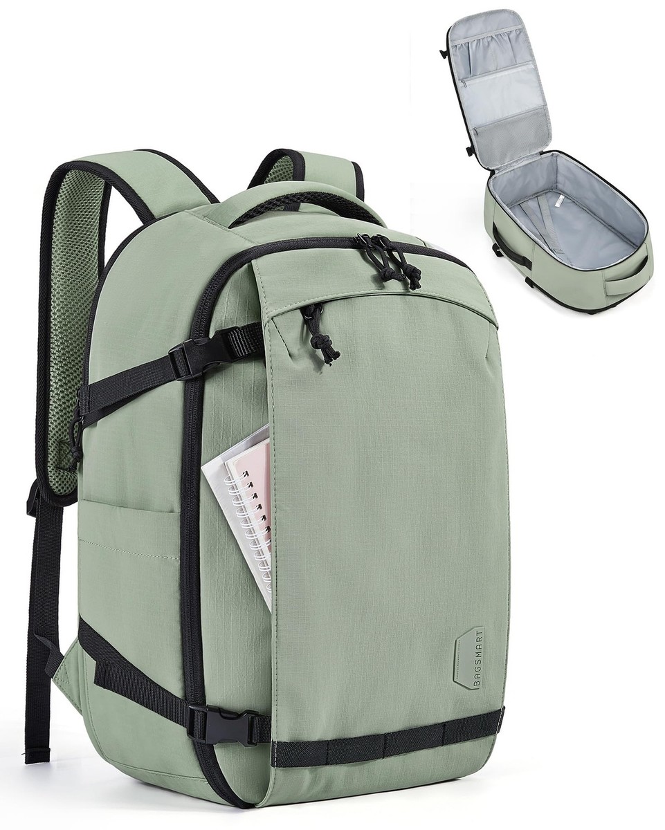 BAGSMART Travel Backpack Women, 15.6 Inch Carry On Backpack Flight  Approved, ...