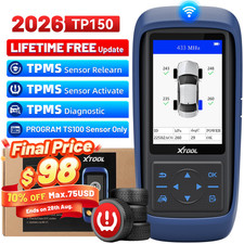 XTOOL TP150 TPMS Relearn Tire Pressure Reset ...