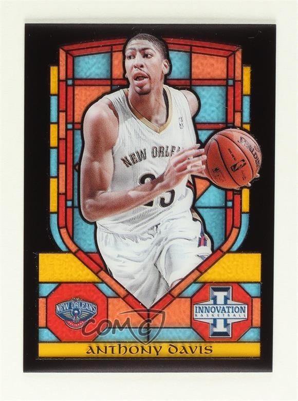 2013-14 Panini Innovation Stained Glass Gold Anthony Davis #8 s6i