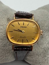 Vintage Ladies RADO Silhouette 17 Jewels Mechanical Gold Tone Watch WORKS
