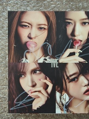 Ive Promo Sticker REVIVE + CHALLENGERS Ver Album Autographed Hand