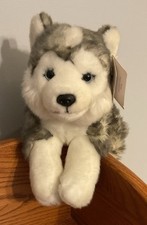 Animal Alley Toys R Us 15" Husky Dog Plush Stuffed Animal NWT
