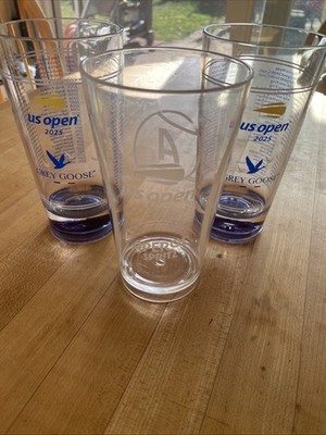 US Open Cups-3cups! Souvenir Cups, 1-Aperol, 2 Honey Deuce. Rare Set, Tennis Fan