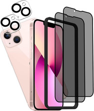 Privacy Screen Protector for Iphone 13 anti Spy Private Tempered Glass Film 2-Pa