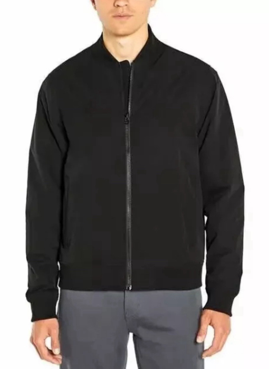 New Banana Republic Men's Black Bomber Jacket, Size XXL | eBay