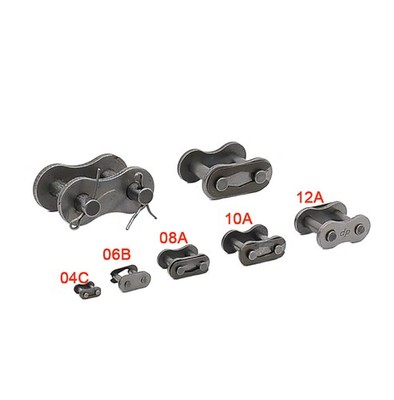Verschlußglied Kettenschloss Rollenkette 04C - 12A Simplex Stahl Voller Abzug