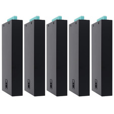 5-Pack LC-OM3 6 Duplex 12 Port Wall Mount Fiber Enclosure with Splice Tray Multi