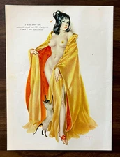 1964 Alberto Vargas Vintage Pin Up Playboy Magazine Print