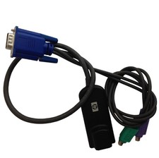 396632-001 For HP KVM Cable RJ-45 to VGA PS/2 KVM Interface Adapter