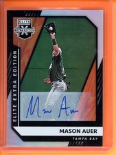 Mason Auer Signatures 2021 Panini Elite Extra Edition #161