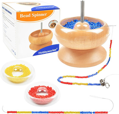Bead Spinner, for Jewelry Bracelet Making, Seed Beads, Waist Beads Kit Line Quic