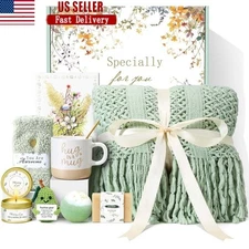 Luxury Self Care Gift Basket Spa Relaxation Gifts Women Birthday Get Well Soon