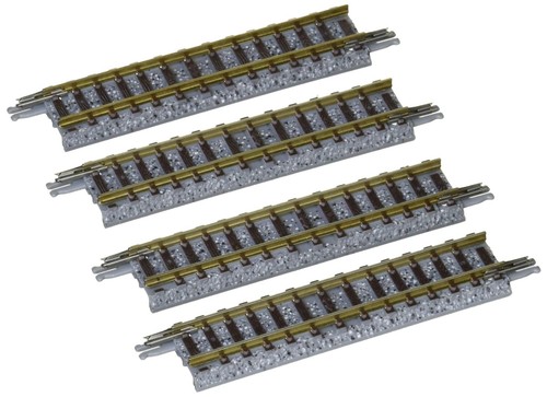 TOMYTEC 018032 TOMIX N Gauge Straight Rail S72.5 F Set of 4 1803 Model Railway | Condition: Nuevo