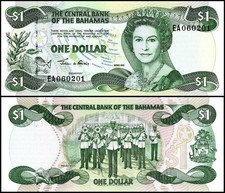 Bahamas 1 Dollar, 2002, P-70, UNC