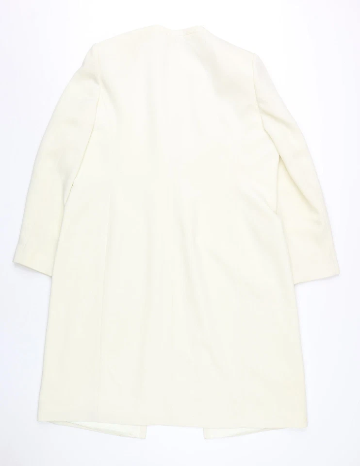 Windsmoor Women's Ivory Long Overcoat Size 16 - Image 2 of 4