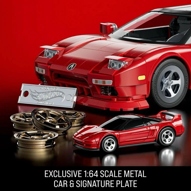 Mattel Brick Shop Hot Wheels Elite Series ’90 Acura NSX 876 piezas, ¡Envío hoy! Foto 4 de 4