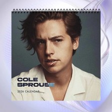 2026 Cole Sprouse Wall Calendar, Moody Portrait Style