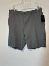 New Callaway Opti Dri Golf Shorts Black Heather 34x 8.5 Lightweight
