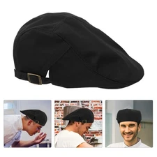  Kitchen Chef Beret Hat - Food Service Cooking Caps - Sushi Chef Kitchen Staff