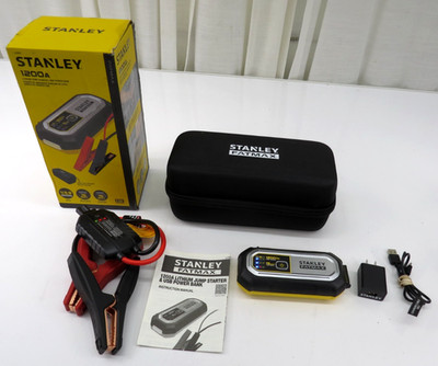 Stanley FATMAX LJ12F 1200 Amp Lithium Jump Starter USB Power Bank W/Case