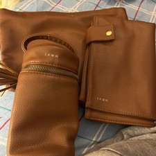 Fawn Design The Changing Wristlet Clutch Matching Changing Pad And Bottle Bag