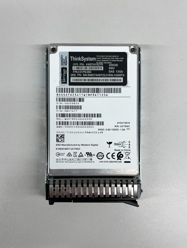01PE350 LENOVO WD 400GB 12G SAS 2,5" SFF SSD SOLID STATE DRIVE WUSTM3240ASS200