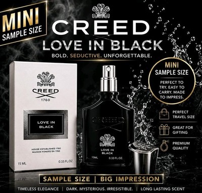Creed Love in Black Eau de Parfum EDP 15ML spray SAMPLE SIZE MINI (Women)