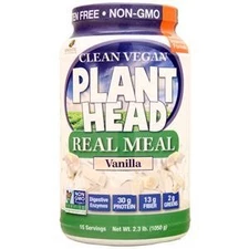 Genceutic Naturals Plant Head Real Meal Vanilla 2.3 lbs