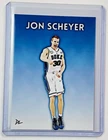 Jon Scheyer Limited Edition Artist Signed "Duke Blue Devils" Trading Card 1/10