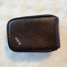 Vintage Kodak Brown Camera Case with Zipper Closure