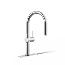 KOHLER 22972-CP Crue Pull Down Kitchen Sink Faucet with Sprayer Polished Chrome