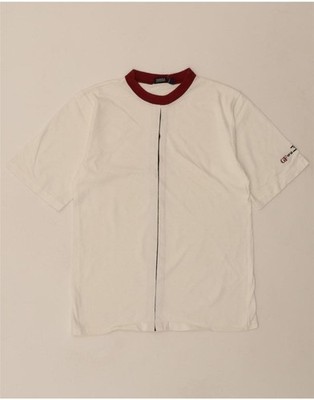 FERRE Herren T-Shirt Oberteil XS weiß Baumwolle CS04