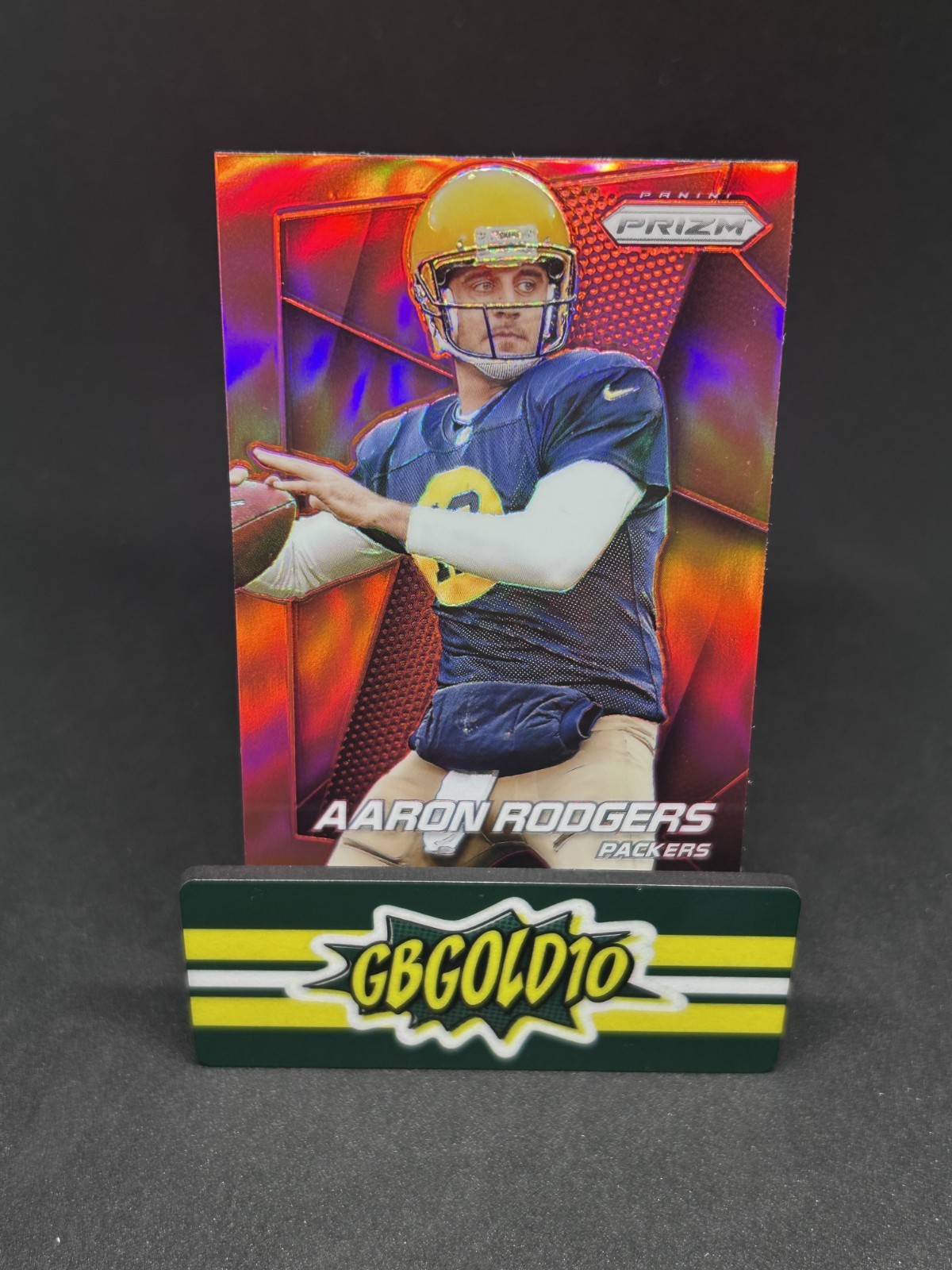 2014 Panini Prizm Aaron Rodgers Red Prizm Packers