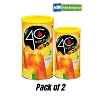4C Lemon Iced Tea Mix, 82.6 oz-Refreshing Citrus Flavor,  (2 Pack)