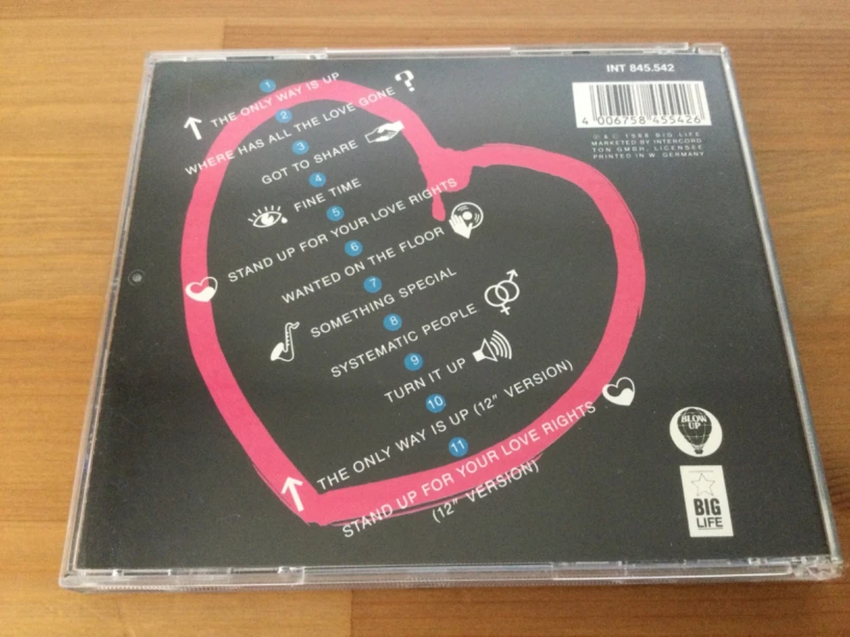 YAZZ "Wanted" - 1988 Big Life Original Album CD w/ 11 Trks, incl. 2 12" versions - Bild 2 von 4