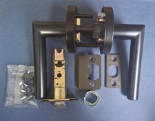 Kwikset 730MIL RDT 11P 6AL RCS, Milan, Privacy Tube Lever Set, Venetian Bronze