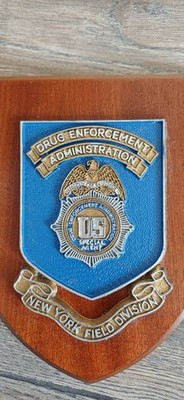  DEA (DROGENVOLLSTRECKUNGSADMINISTRATOR) NEW YORK FELDDDIVISION WANDTAFEL/SCHILD Polizei