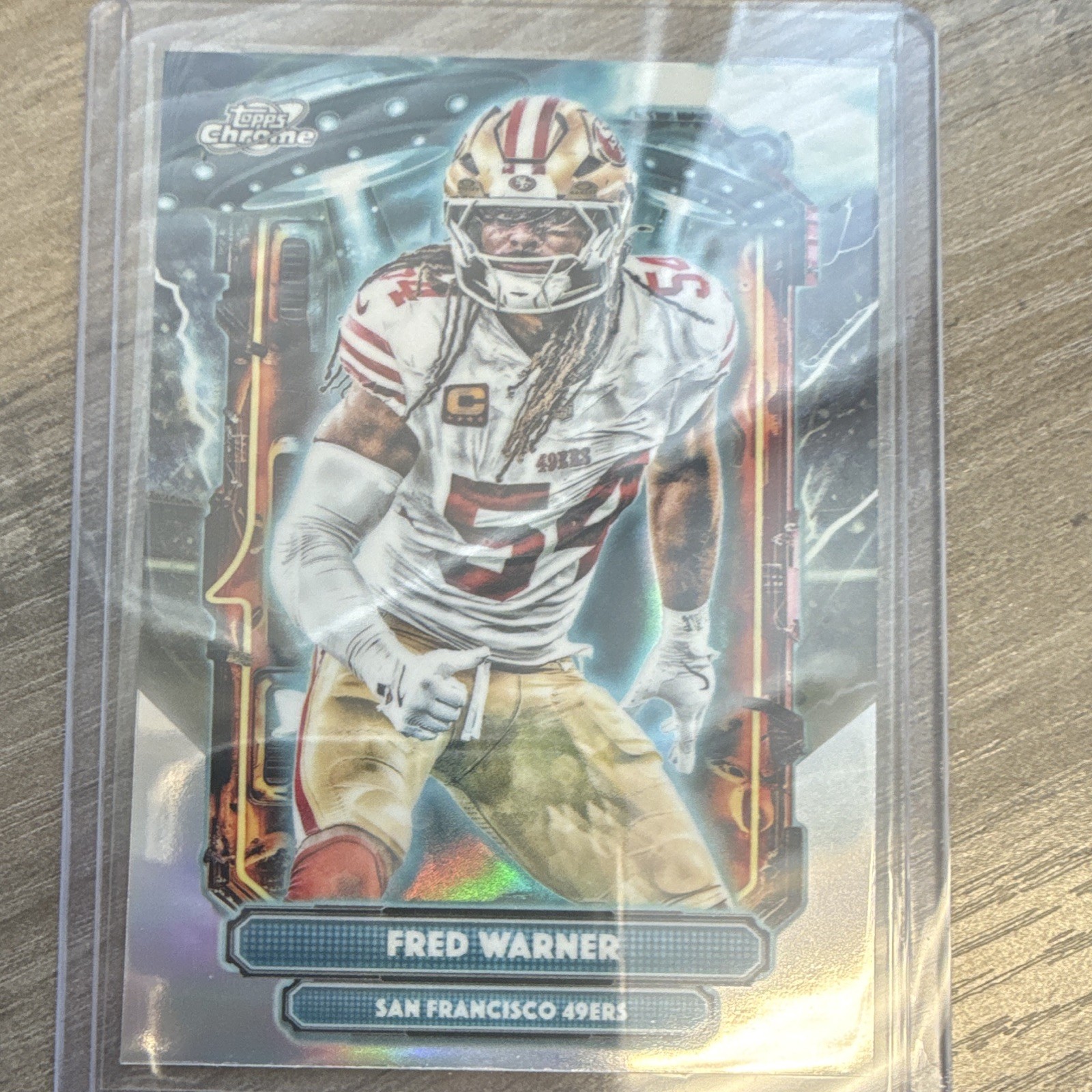 Topps Chrome 2025 Fred Warner San Francisco 49ers Insert ET-21
