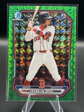 2026 Bowman Franklin Arias Chrome Prospects Green Geometric Refractor #/99
