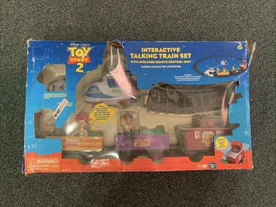 トイ・ストーリー2 インタラクティブトレインセット Toy Story 2 Interactive Talking Thinkway Train Set- Open Box-See