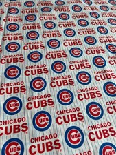 MBL Chicago Cubs Cotton Fabric 1/2 yard Vintage Fabric printed in 2000