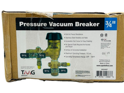 Apollo 3/4 in. Bronze FIP Pressure Vacuum Breaker 4A504A2F