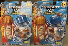 Mr Beast Lab Swarms Lava & Ice Exclusive Complete Set Of All 12 Swarms New Packs