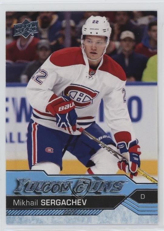 2016-17 Upper Deck Young Guns Mikhail Sergachev #236 Rookie RC 5xh