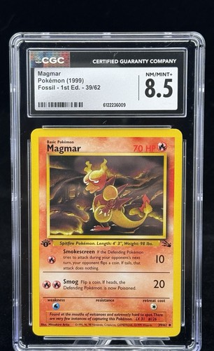 Magmar (1st Edition) graded CGC 8.5 for sale on eBay