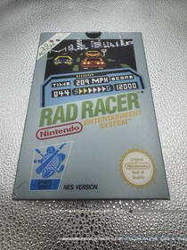 Rad Racer Nintendo NES mit Handbuch Retro PAL 1989 #0461